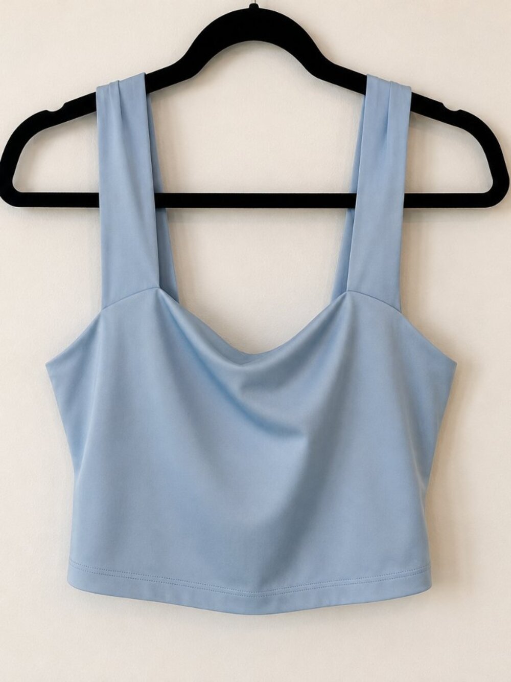 Dynamite Blue Square Neck Crop Top – Size M (NWT)
